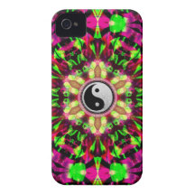 Yin Yang Psychedelic Star iPhone4 Case-Mate ID™ iPhone 4 Case