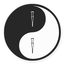 Yin Yang Rehabilitation Sticker
