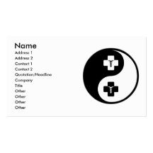 Yin Yang Rheumatology Business Card Templates