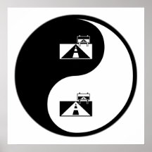 Yin Yang Road Trips Poster