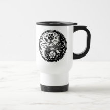 Yin Yang Roses Mugs