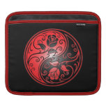 Yin Yang Roses, Red and Black Sleeves For iPads