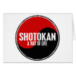 Yin Yang Shotokan 1 Greeting Card