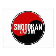 Yin Yang Shotokan 1 Postcard