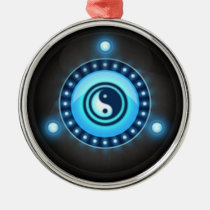 Yin-Yang Sign Light Flare ornaments