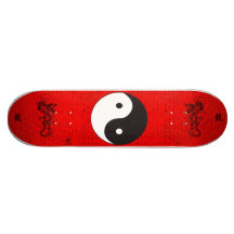 Yin-Yang Skate Board