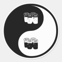 Yin Yang Soil Science Stickers