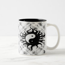 Yin Yang Splatter Mugs