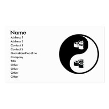 Yin Yang Sushi Business Card