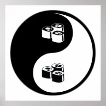 Yin Yang Sushi Posters