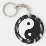 Yin Yang Symbol Keychains