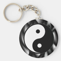 Yin Yang Symbol Keychains