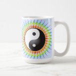 Yin Yang Symbol & Spiral: Coffee Mug