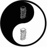 Yin Yang Taxes Photo Cut Out