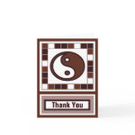 Yin Yang Tile thank you card