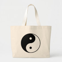 Yin Yang Tote Bags