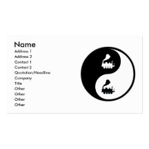 Yin Yang Trains Business Card