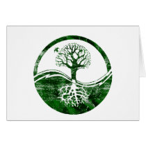 Yin Yang Tree Card