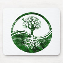 Yin Yang Tree Mouse Pads
