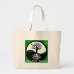 Yin Yang Tree Rebalance Recycle Tote Bag