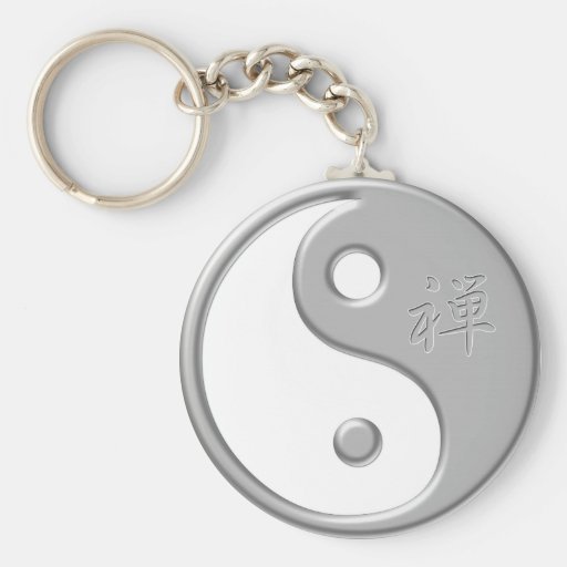 Yin Yang Zen Key Chain