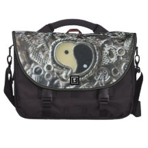 Ying and yang charms bags for laptop