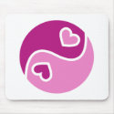 Ying And Yang Of Love mousepads