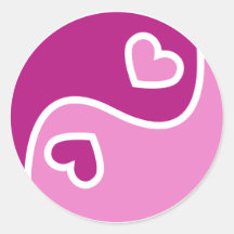 Ying And Yang Of Love Stickers