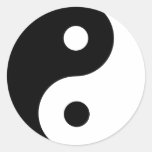 Ying Yang Adhésif Rond