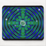 ying yang and a cross mouse pads