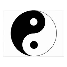 Ying Yang Cartes Postales