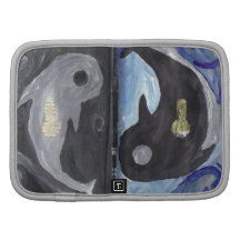 ying yang dolphins folio planners