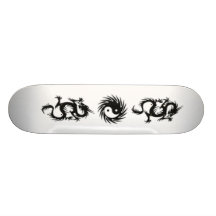Ying-Yang Dragons Skate Board Decks