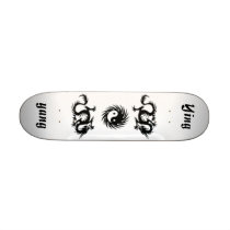 Ying-Yang Dragons Skate Deck