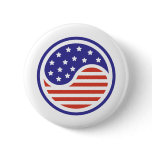 Ying Yang Peace Pins