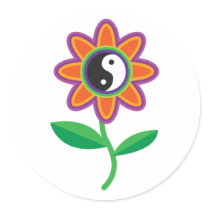 YinYang Daisy Stickers