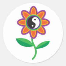 YinYang Daisy Stickers