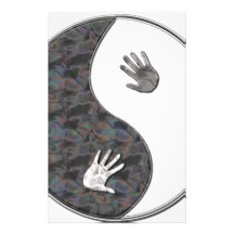 yinyang hands stationery