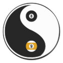  YinYang pool sticker