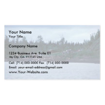 Yistletaw Village on the Yukon River Business Card Templates