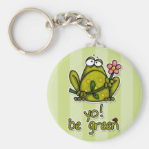 yo! be green key chain