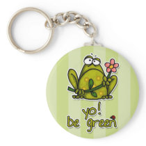 yo! be green key chain