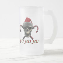 Yo Ho Ho Pirate Santa Coffee Mugs