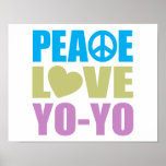 Yo-yo d'amour de paix posters