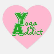 Yoga Addict Sticker - Funny Yoga Gifts