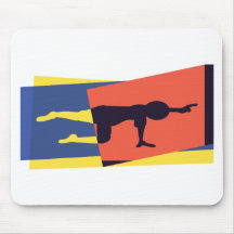 Yoga Balance Pose Mousepad