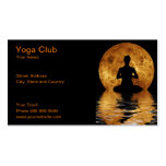 yoga club business cards