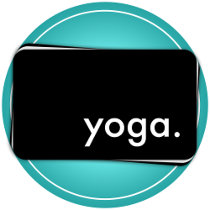 yoga. (colour customizable) business cards