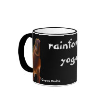Yoga de forêt tropicale mug à café