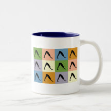Yoga Downward Facing Dog Coffee Mug